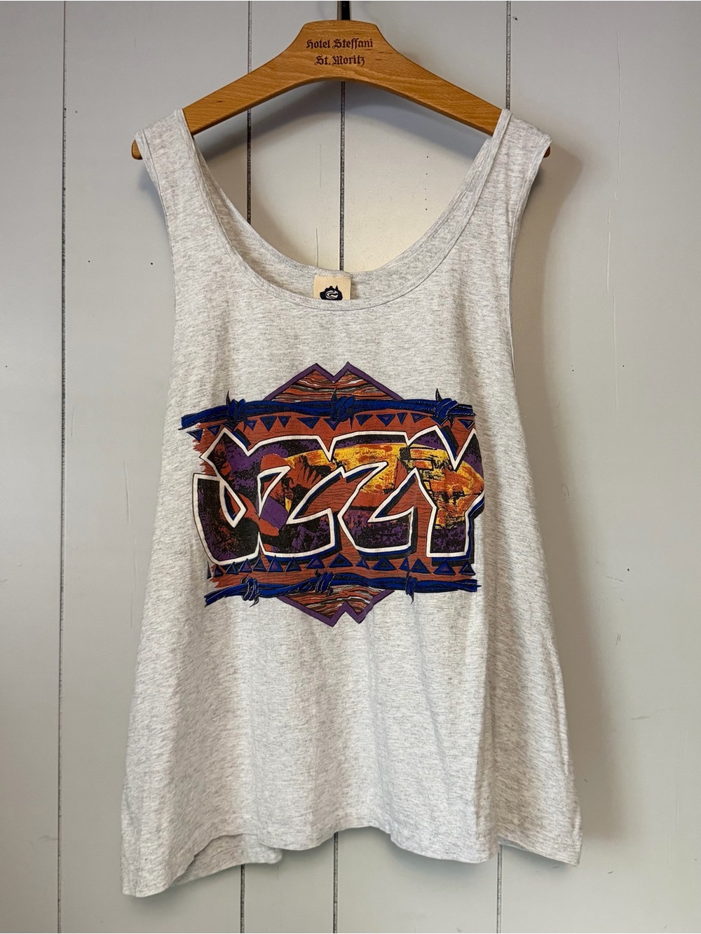 Vintage 90s Ozzy Australia Tank Top Adult Size 3XL Thrasher Beach Made In USA.